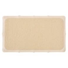 Loofah Anti-Slip Bath Mat, Beige