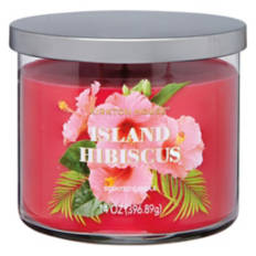 3 Wick Scented Candle - Island Hibiscus, 14 oz