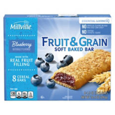 Blueberry Fruit & Grain Cereal Bars, 8 count