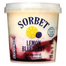 Dairy Free Lemon Blueberry Sorbet, 16 fl oz