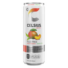 Fizz Free Peach Mango Green Tea, 12 fl oz can