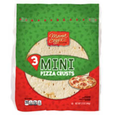 Thin  Mini Pizza Crusts with Sauce, 12 oz
