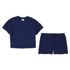 Ladies Loungewear Set - Navy Blue, XXL