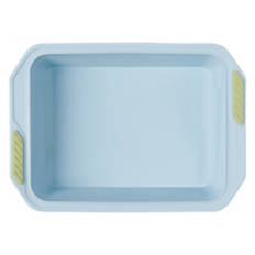 Reinforced Silicone Rectangle Pan, Blue