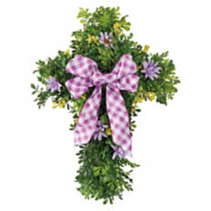 Easter Wreath - Cross