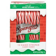 Peppermint Flavor Candy Canes, 12 count