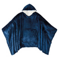 Adult Unisex Wearable Blanket - Navy Blue, One size