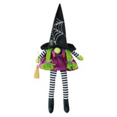 16" Tall Halloween Mini Gnome - Witch