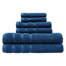 6 Piece Towel Set, Blue