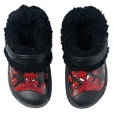 Toddler Character Warm Lined Clog - Spiderman, 11/12