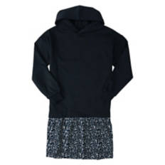Ladies Sweatshirt Dress - Black, M