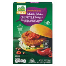 Vegan Southwestern Style Chipotle Black Bean Burgers, 4 count