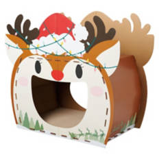 Cat Scratching Playhouse - Reindeer