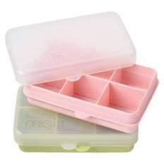 2 Pack Snack Boxes, Pink & Green