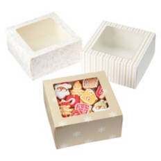 3 Pack Square Treat Boxes - Nordic