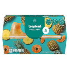 Tropical Fruit Bowl in 100% Juice - 4 pack, 4 oz