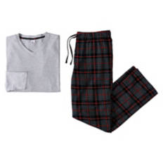 Men's 2 Piece Sleepwear Set - Light Gray, S