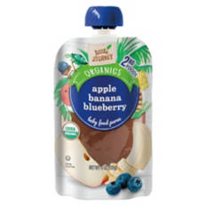 Organics Apple Blueberry Banana Baby Food Puree, 4 oz