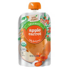 Organics Apple Carrot Baby Food Puree, 4 oz