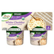 Organic White Cheddar Macaroni & Cheese, 4 Cups