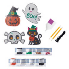 Halloween Gem By Number Décor Kit, Green