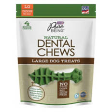 Premium Molded Dental Chews for Dogs, L