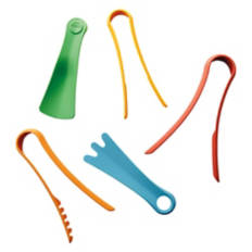 5 Piece Salad Nesting Tongs