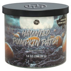 3 Wick Scented Candle Haunted Pumpkin Patch, 14 oz