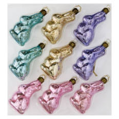 Easter Ornaments - Mercury Bunnies