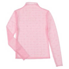 Ladies Lace Layering Top - Pink, L