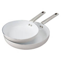 8/10" Ceramic Fry Pan, Warm Grey