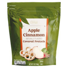 Cinnamon Apple Flavored Covered Pretzels, 7 oz
