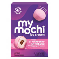 Strawberry Boba Mochi Ice Cream, 7.5 oz