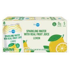 Sparkling Water with Lemon Juice 8 pack