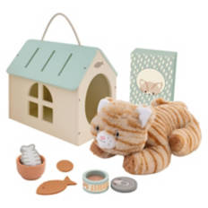 Kids Wooden Little Helpers Play Set - Cat
