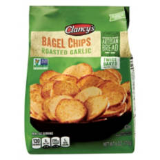Roasted Garlic Bagel Chips, 6 oz