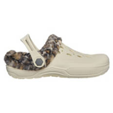 Ladies Warm lined Clogs - Ivory, 9/10