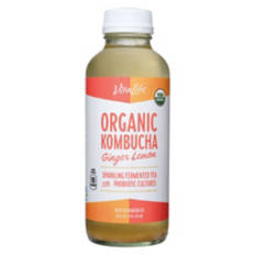Organic Ginger Lemon Kombucha, 16 fl oz