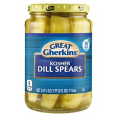 Kosher Dill Pickle Spears, 24 fl oz