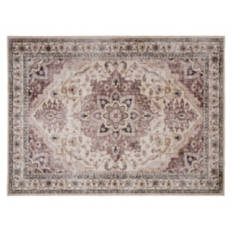 6' x  9' Crystal Print Area Rug - Brown Traditional
