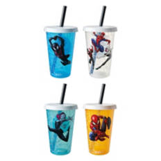 4 Pack Reusable Tumblers - Spiderman
