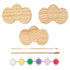Paint Your Own Easter Wood Craft - Easter Egg Trio