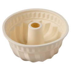 Silicone Bakeware - Fluted Pan, Cream