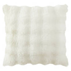 20" x  20" Cozy Accent Pillow, White Bubble