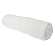 36" x 10" Super Soft Bolster Pillow, White Floral