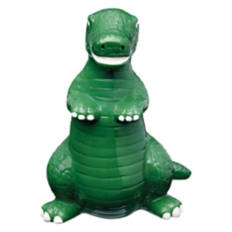 Dinosaur Shaped Ceramic Coin Bank