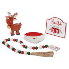 Holiday Tray Objects - Santa Stops Here Collection