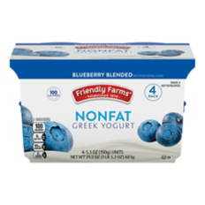 100 Calorie Blueberry Greek Yogurt - 4 count