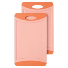2 Pack Cutting Board, Coral