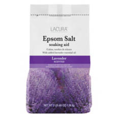 Lavender Scented Epsom Bath Salt, 3 lb